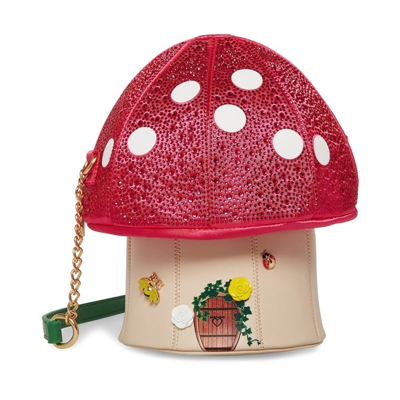 Betsey Johnson Handbags - NEW Betsey Johnson KITSCH LOVE YOU SO MUSH Mushroom CROSSBODY MULTI Bag
